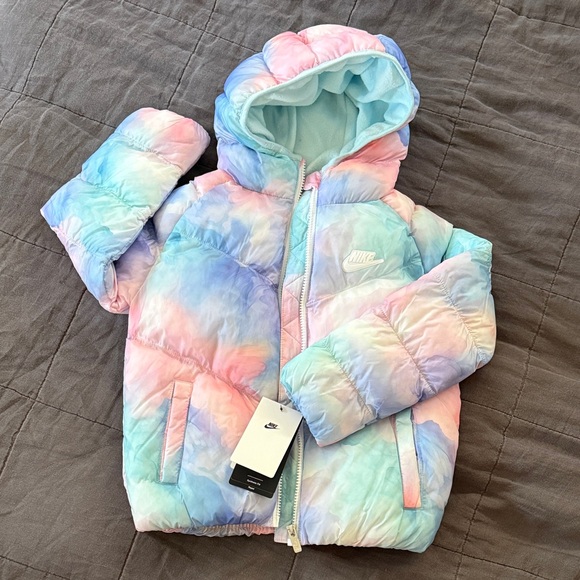 Nike Other - Nike Multicolor Tie-Dye Puffer Jacket